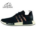 Adidas Shoes | Adidas Nmd_r1 Black Beam Orange Sneakers, New Shoes Fz6056 (Men's Sizes) | Color: Black/Cream | Size: 13