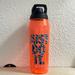 Nike Dining | Nike 28 Oz Water Chug Bottle “Just Do It” | Color: Orange | Size: Os