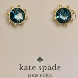 Kate Spade Jewelry | Kate Spade New York Flying Colors Bezel Studs - Montana Sapphire Blue - New | Color: Blue | Size: Os