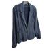 J. Crew Jackets & Coats | J Crew Mercantile Womens Size M Jacket Blazer Cotton Pockets Casual Striped Blue | Color: Blue/White | Size: M