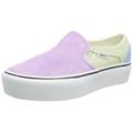 Vans Damen Asher Platform Sneaker, Color Block Light Purple/Multi, 37 EU