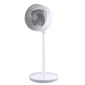 Simple Deluxe 7 inch Stand Fan, 3 Speeds & 3 Modes, 15 Hours Timer, 70° Oscillating Circulating Fan, with Remote Control, Air Circulation Fan for Room, Indoor,White