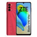 ZTE Blade V40 Vita Smartphone 6,74 Zoll HD + 90 Hz, 4 GB RAM, 128 GB Speicher, 5130 mAh, Schnellladung 22,5 W, Dreifachkamera 48 MP, NFC, Rot