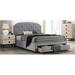 Red Barrel Studio® Jaquaviency Upholstered Platform 3 Piece Configurable Bedroom Set Upholstered in Gray | 46 H in | Wayfair