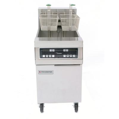 Frymaster FPRE280-21 208/3 Commercial Electric Fryer - (2) 80 lb Vats, Floor Model, 208v/3ph, 208 V/ 3 ph, Stainless Steel