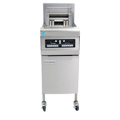 Frymaster RE14TC 208/1 Commercial Electric Fryer - 50 lb Vat, Floor Model, 208v/1ph, 50 lb Oil Capacity, CM3.5 Controls, Stainless Steel