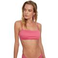 Trendyol Damen Textured Bandeau Bikini Top, Rosa, 42 EU