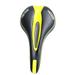 1pc Practical Mountain Bike Saddle Absorbing Bike Seat Saddle Folding Bike Seat Cushion Portable Bike Saddle Black and Yellow