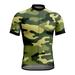 kingque Summer Men s Camouflage Style Cycling Jersey Short Sleeve Mountain Bike Road Breathable Reflective Bicycle Shirt Bike Team Clothes Quick Dry 2XS - 6XL