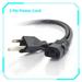 KONKIN BOO Compatible C Power Cord Cable Plug Replacement for Korg Pa3X Pa2X Pa1X Pro 76 key Arranger Workstation Keyboard