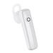 Wireless Headset - Single-Ear Bluetooth Headset w/Noise-Canceling Mic - Ergonomic Design - Voice Controls - Lightweight - Connect to Mobile/Tablet via Bluetooth - white