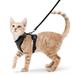 OUNAMIO Cat Harness and Leash for Walking Escape Proof Soft Adjustable Vest Harnesses for Cats Easy Control Breathable Reflective Strips Jacket Black S