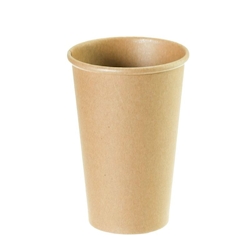 DeinPack Umweltfreundliche Kaffeebecher 1000 Stück 400 ml 16 oz Pappbecher braun