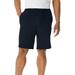 Men's Big & Tall Lightweight Wicking Shorts by KingSize in Black (Size 3XL)