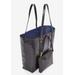 Plus Size Women's Reversible Tote Bag. by Accessories For All in Black