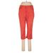 Gloria Vanderbilt Jeans - High Rise Straight Leg Cropped: Red Bottoms - Women's Size 10 - Colored Wash