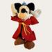 Disney Toys | Mickey Mouse Plush Fantasia Sorcerer Wizard 12”-17" Vintage Disney Store 90s | Color: Blue/Red | Size: Medium