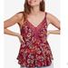 Free People Tops | 155. Free People Infinite Love Cami Tank Top In Purple | Color: Purple/Red | Size: S