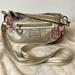 Coach Bags | Coach Signature Poppy Daisy Shoulder / Crossbody 2 Strap Bag | Color: Cream/Pink | Size: Os