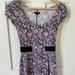 American Eagle Outfitters Dresses | Floral Skater Dress | Color: Blue/Purple | Size: Xs