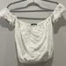 Brandy Melville Tops | Brandy Melville Lace Off Shoulder Tube Top | Color: White | Size: S