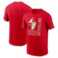 Men's Nike Scarlet San Francisco 49ers Lockup Essential T-Shirt