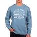 Men's Uscape Apparel Light Blue Air Force Falcons Pigment Dyed Fleece Sweatshirt