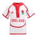 Kids Cooldry England Rugby Shirt White/Red / 0-6 Months