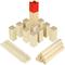 Naizy - Kubb Wikingerspiel Schachspiel Holz mit Wetterfester Tasche, Wurf Schach Spiele, Garten