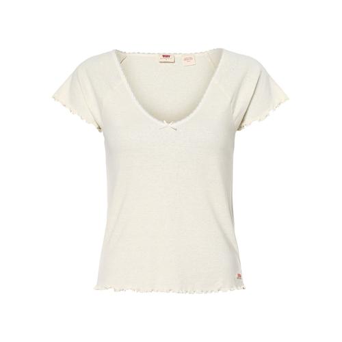 Levi’s T-Shirt mit Leinen-Anteil Damen vanille, S