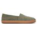 TOMS Women's Grey Suede Alpargata Shoes, Size 10