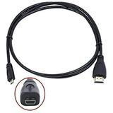 Yustda Micro HDMI Cable for Pentax OPTIO WG2-GPS Digital Camera