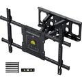 FORGING MOUNT Full Motion TV Wall Mount Bracket for 37-75 inch TV Dual Swivel Articulating TV Mount up to 132lbs Max 600x400mm