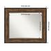 Amanti Art Ballroom Bronze Framed Wall Mirror - 25.50 x 31.50 in