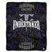 Sleep Squad Black The Undertaker 60" x 80" Raschel Plush Throw Blanket