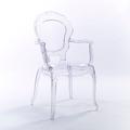 Clear Transparent Chair With Arms Dining Chair Stylish Ghost