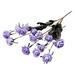 SANAG 15 Stems Artificial Fake Full Blooming Rose Flower Bouquet Home Office Decoration Country Style