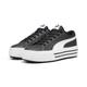 Sneaker PUMA "Kaia 2.0 Sneakers Damen" Gr. 42, schwarz-weiß (black white ash gray) Schuhe Sneaker