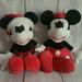 Disney Toys | Disney | Holiday Minnie & Mickey | Color: Black/Red | Size: Appx 10"