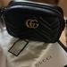 Gucci Bags | Beautiful Gucci Gg Marmont Chain Crossbody Leather Black Shoulder Bag | Color: Black | Size: Os