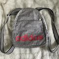 Adidas Bags | Adidas Gray And Pink Small Backpack | Color: Gray/Pink | Size: Os