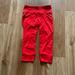 Athleta Pants & Jumpsuits | 3/$45 Athleta Bright Coral/Red Sizzle Relay Cropped Capri Leggings | Color: Red | Size: Xs