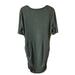 Athleta Dresses | Athleta Seeker Ruched T Shirt Dress Tulip Hem Green 71336 | Color: Green | Size: M