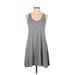 Lou & Grey Casual Dress - A-Line: Gray Marled Dresses - Women's Size X-Small