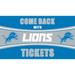 Detroit Lions 28" x 16" Come Back With Tickets Door Mat