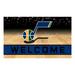 Utah Jazz 18" x 30" Crumb Rubber Door Mat