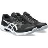 Indoorschuh ASICS "GEL-ROCKET 11", Gr. 42,5, schwarz, Synthetik, Textil, sportlich, Schuhe