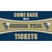 Georgia Tech Yellow Jackets 28" x 16" Come Back With Tickets Door Mat