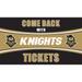 UCF Knights 28" x 16" Come Back With Tickets Door Mat