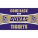 James Madison Dukes 28" x 16" Come Back With Tickets Door Mat